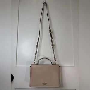 KATE SPADE NEW YORK Patterson Drive Maisie Bag Light Pink  Beige Leather